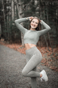 Energy Long Sleeve Cropped Tops