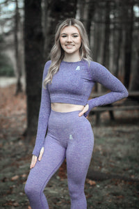 Energy Long Sleeve Cropped Tops